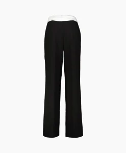 Dames Co'couture Broeken*Co'Couture Pantalon Vola Reverse Waist Zwart