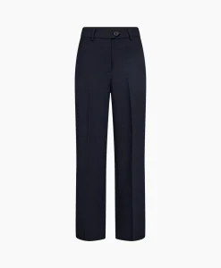 Dames Co'couture Broeken*Co'Couture Pantalon Vola Wide Donker Blauw