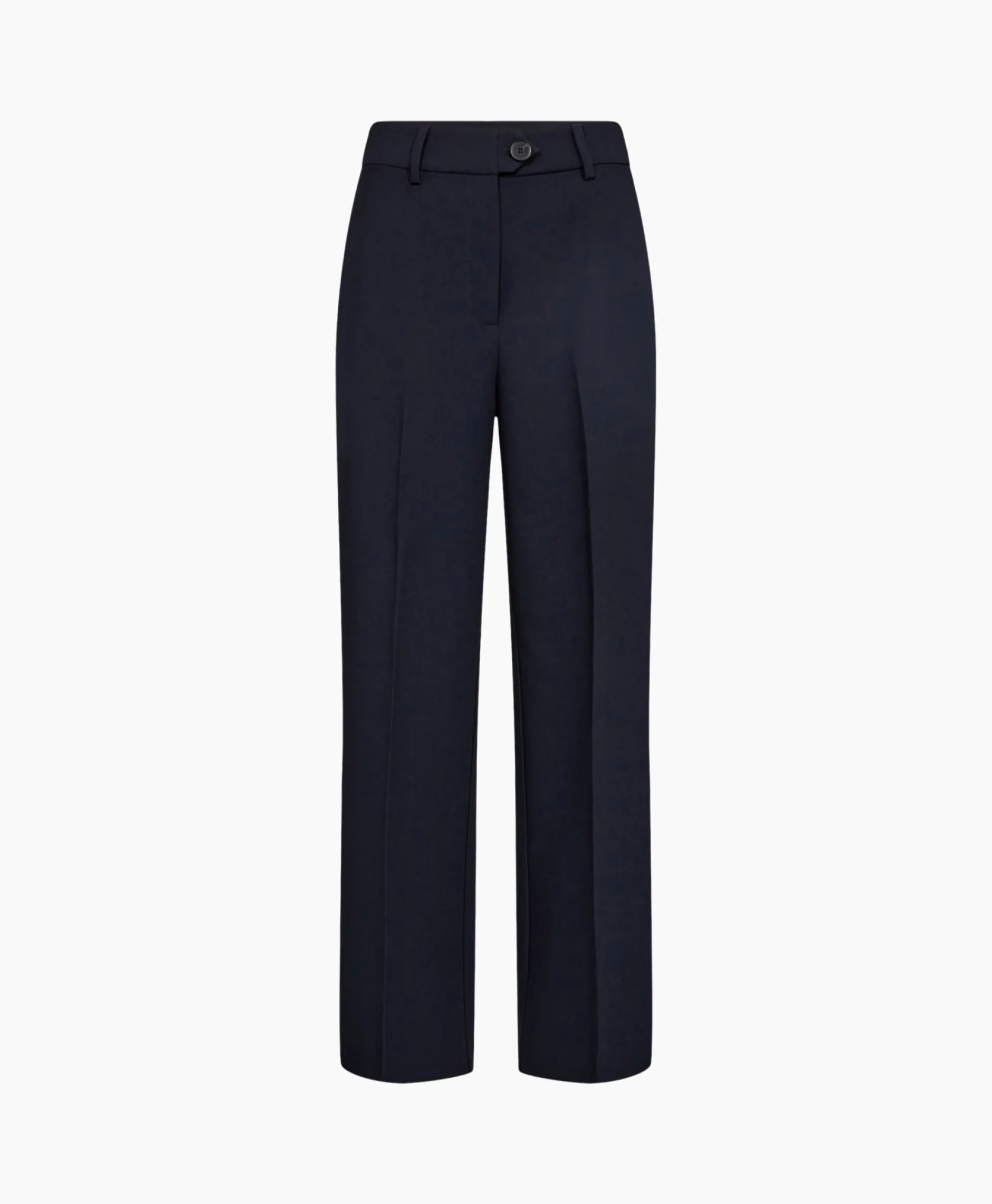 Dames Co'couture Broeken*Co'Couture Pantalon Vola Wide Donker Blauw