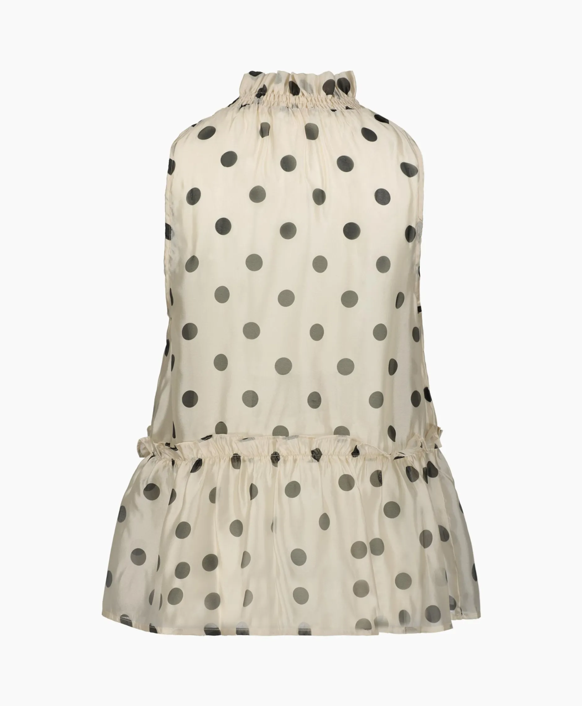 Dames Co'couture T-Shirts & Tops*Co'Couture Top Drewcc Dot Halterneck Zwart