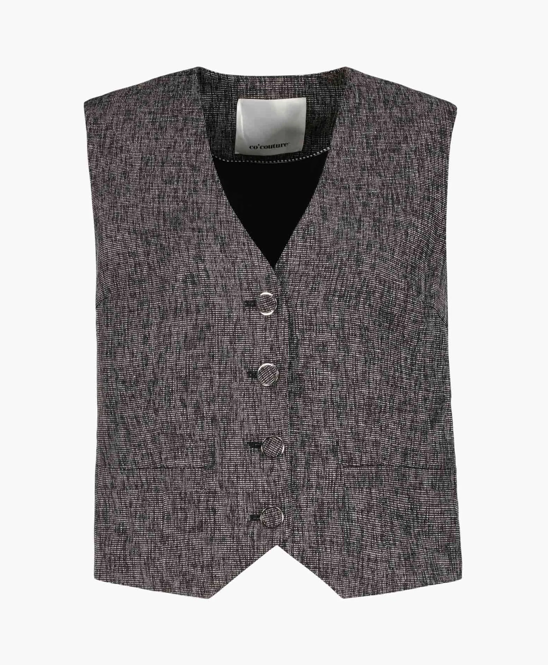Dames Co'couture Vesten*Co'Couture Vest Tamia Zwart