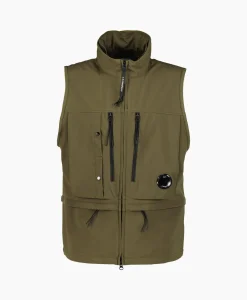 Heren Cp Company Jassen*Bodywarmer Cp Shell Utility Groen