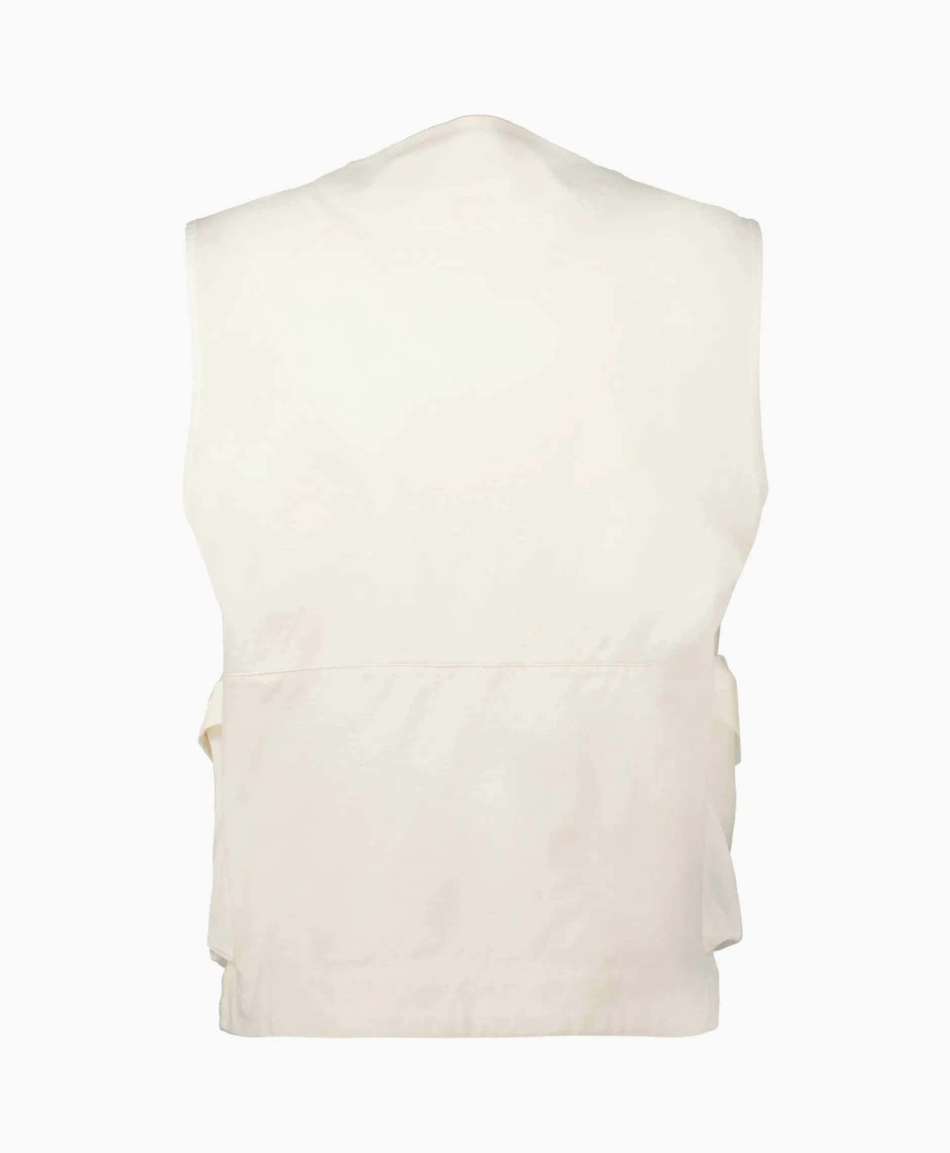 Heren Cp Company Jassen*Bodywarmer Heavy Jersey Mixed Zipped Wit