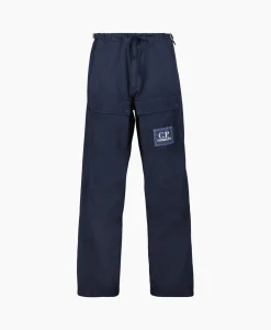 Heren Cp Company Broeken*Broek Fili Loose Donker Blauw