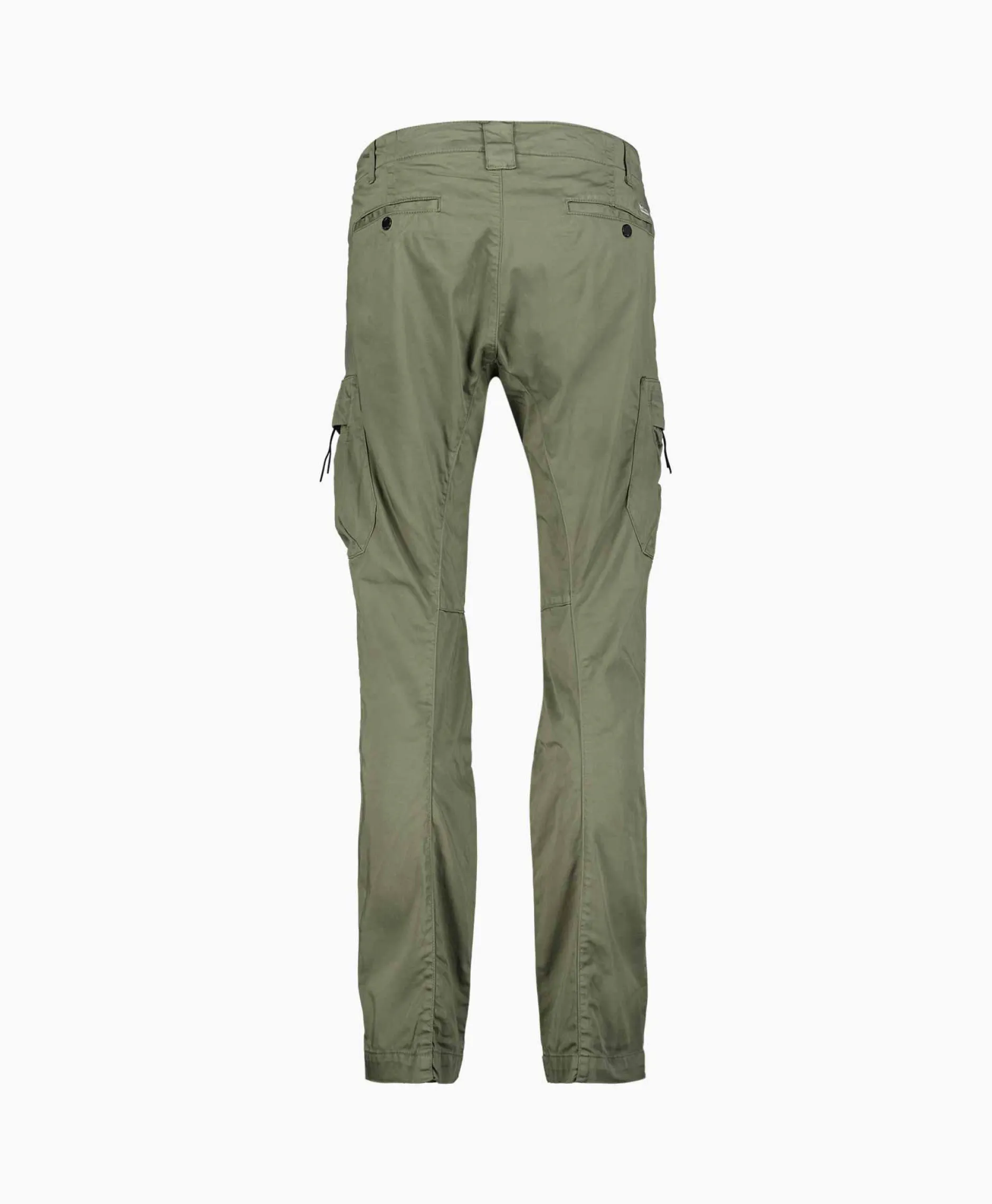 Heren Cp Company Broeken*Cargobroek Stetch Sateen Ergonomic Groen