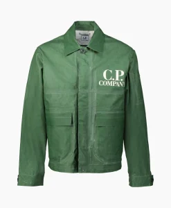 Heren Cp Company Jassen*Jack Coated Groen