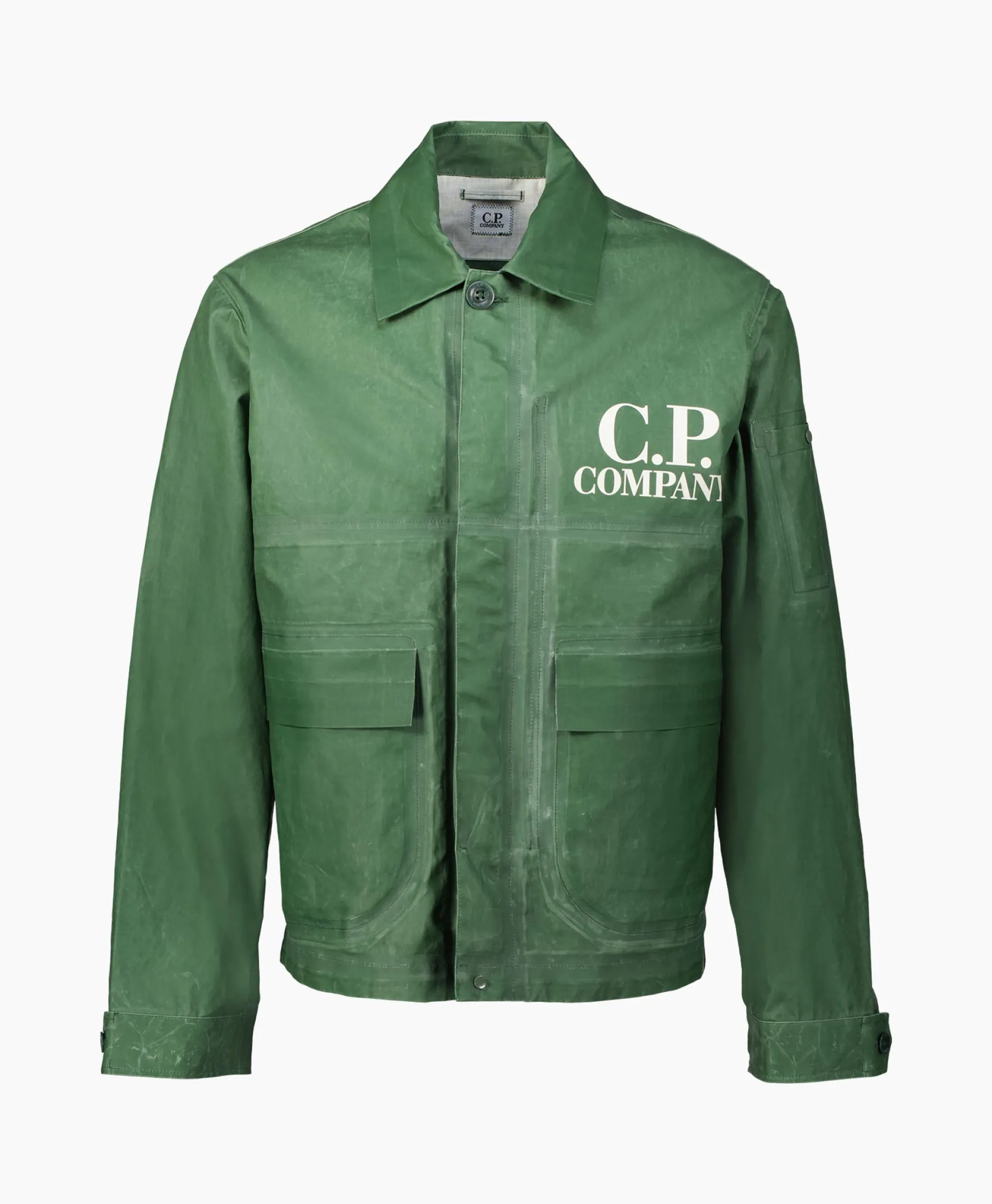 Heren Cp Company Jassen*Jack Coated Groen