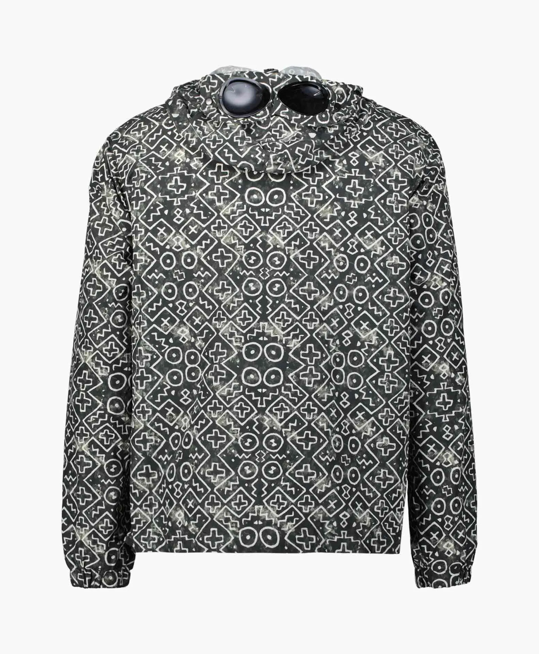 Heren Cp Company Jassen*Jack Flatt Nylon Inca Goggle Groen