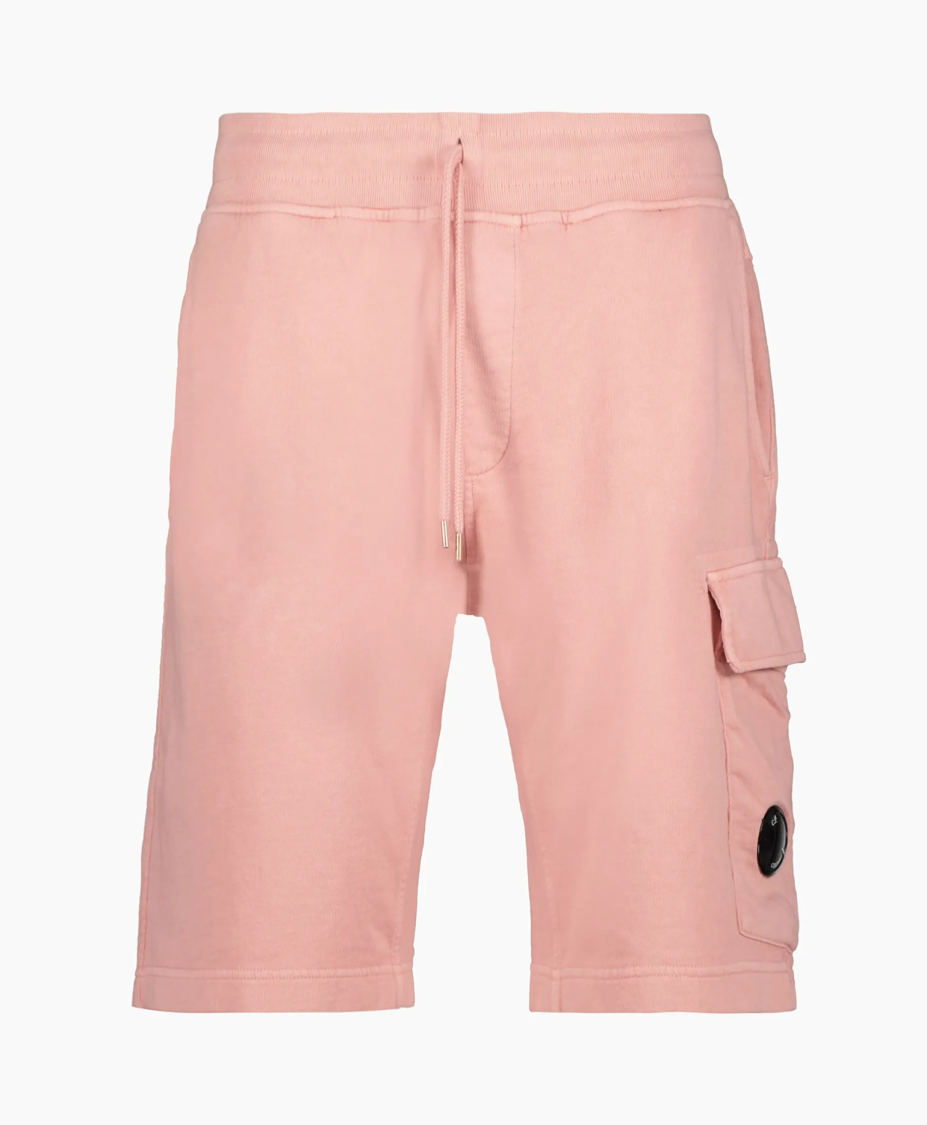 Heren Cp Company Broeken*Korte Broek Short Fleece Cargo Rose
