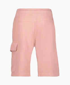 Heren Cp Company Broeken*Korte Broek Short Fleece Cargo Rose
