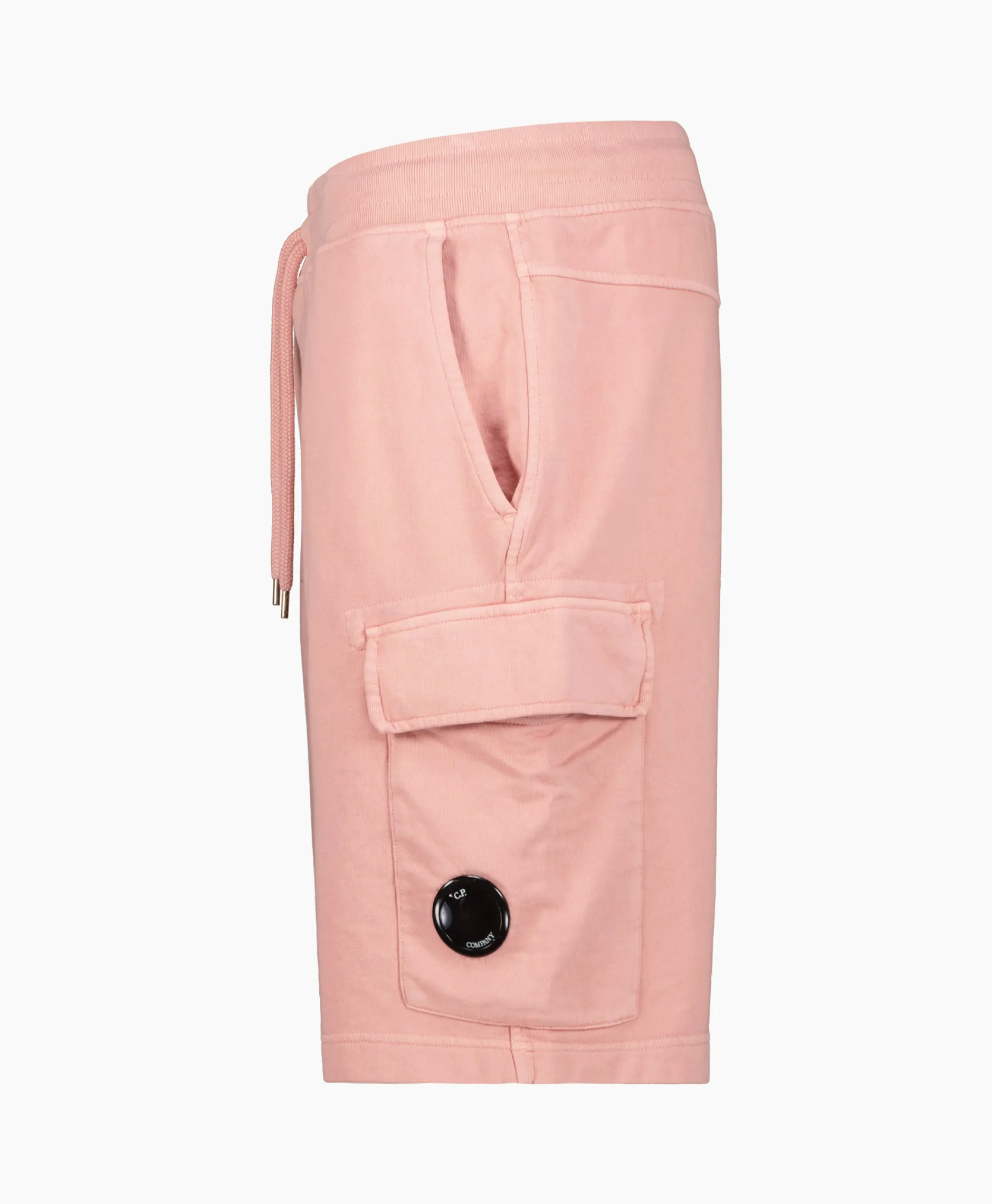 Heren Cp Company Broeken*Korte Broek Short Fleece Cargo Rose
