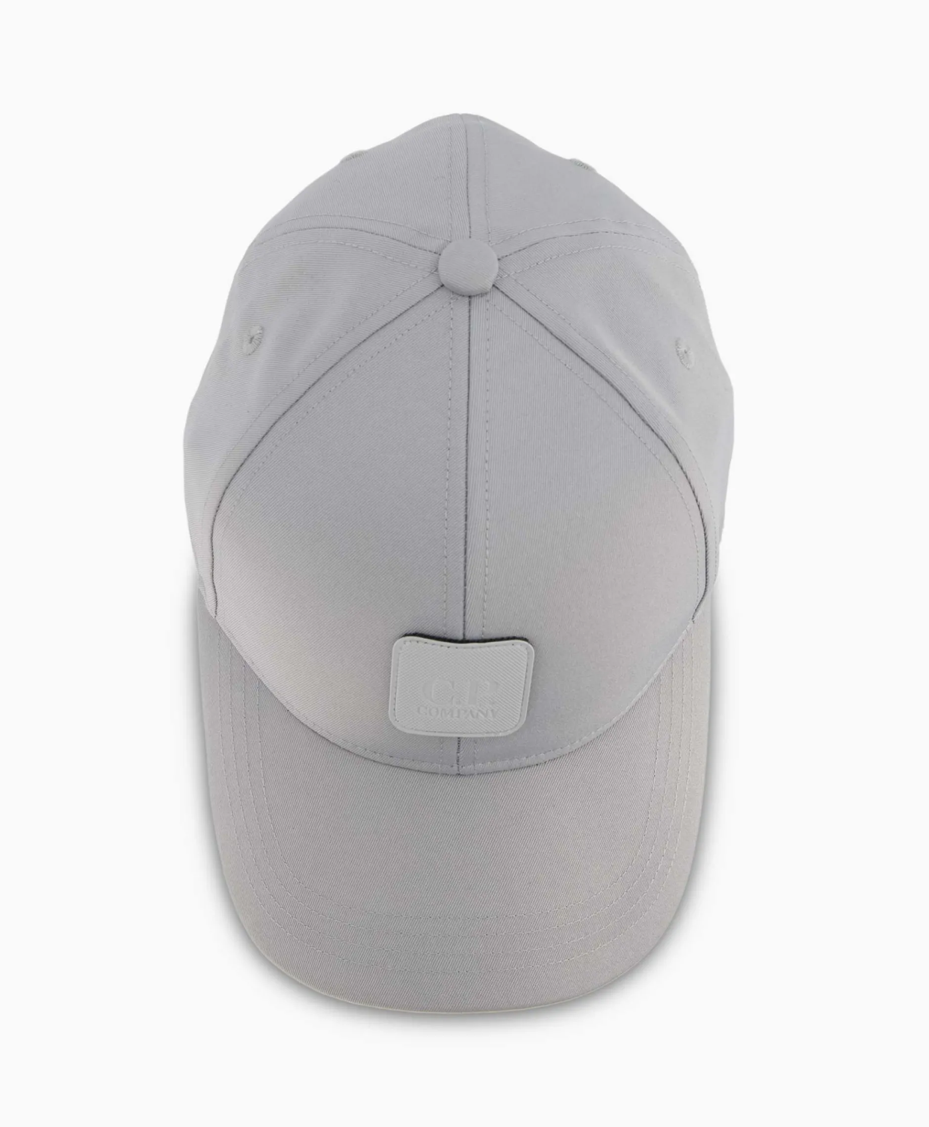 Heren Cp Company Petten*Pet Metropolis Twill Logo Grijs