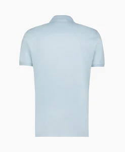 Heren Cp Company Polo's*Polo Mercerized Jersey Licht Blauw