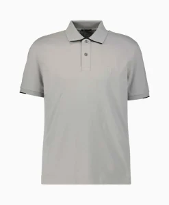Heren Cp Company Polo's*Polo Metropolis Stretch Piquet Grijs