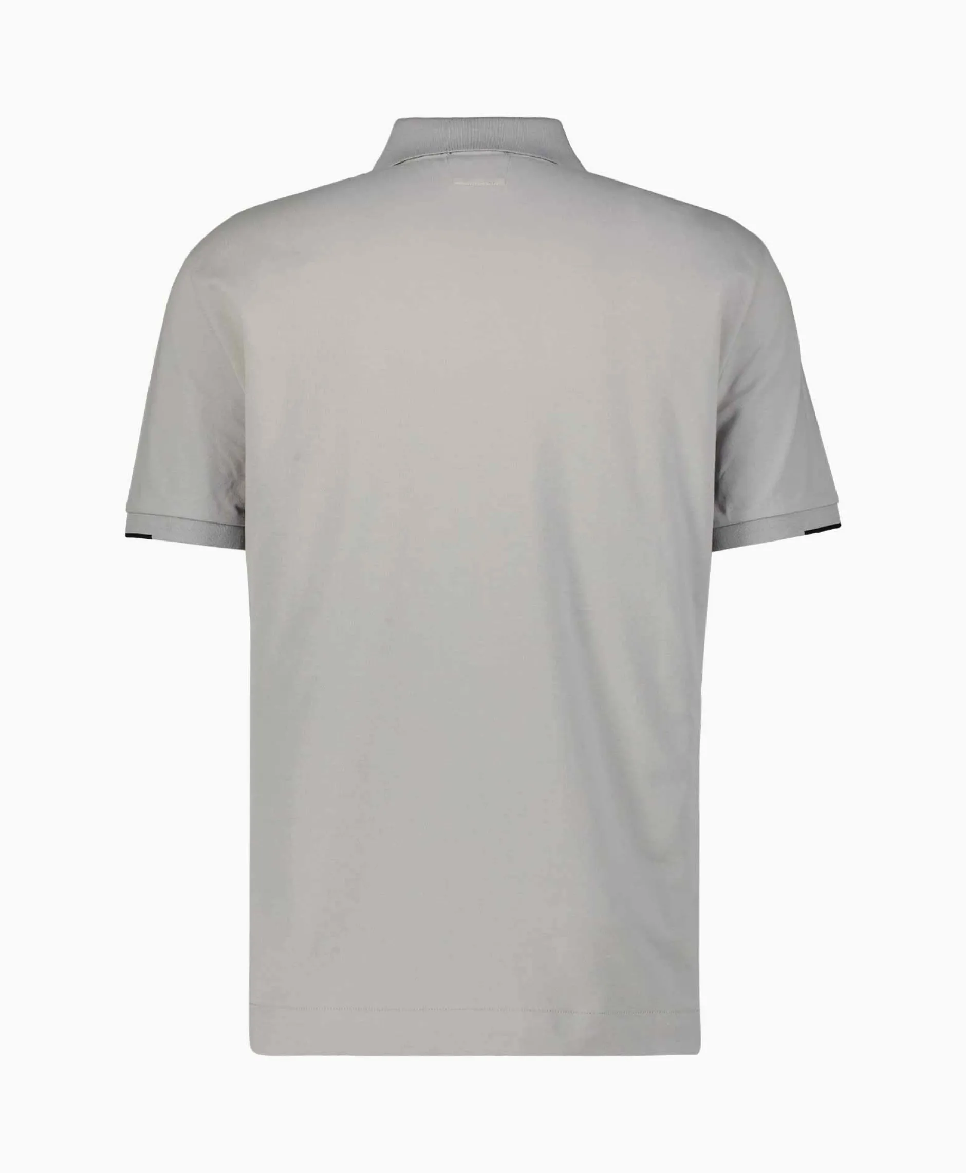 Heren Cp Company Polo's*Polo Metropolis Stretch Piquet Grijs