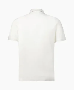 Heren Cp Company Polo's*Polo Stretch Piquet Striped Collar Wit