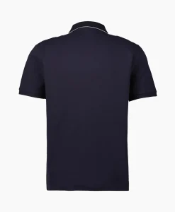 Heren Cp Company Polo's*Polo Stretch Piquet Striped Collar Donker Blauw