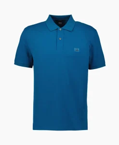 Heren Cp Company Polo's*Polo Stretch Piquet Regular Blauw