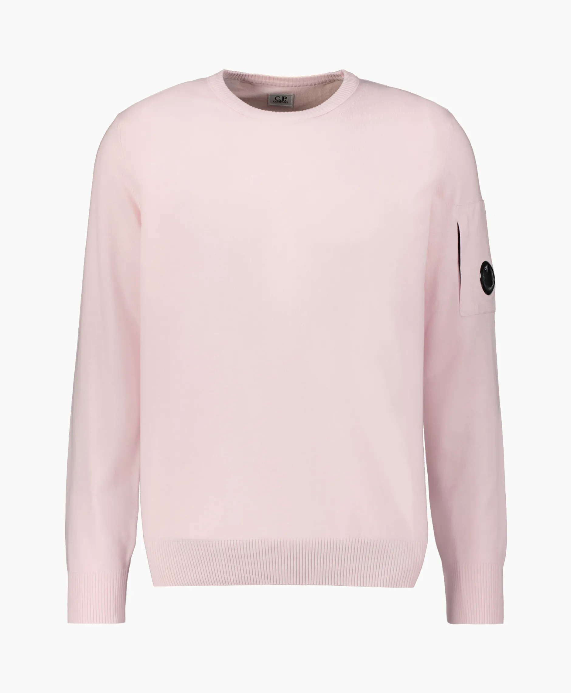 Heren Cp Company Truien*Pullover Cotton Crepe Knit Rose