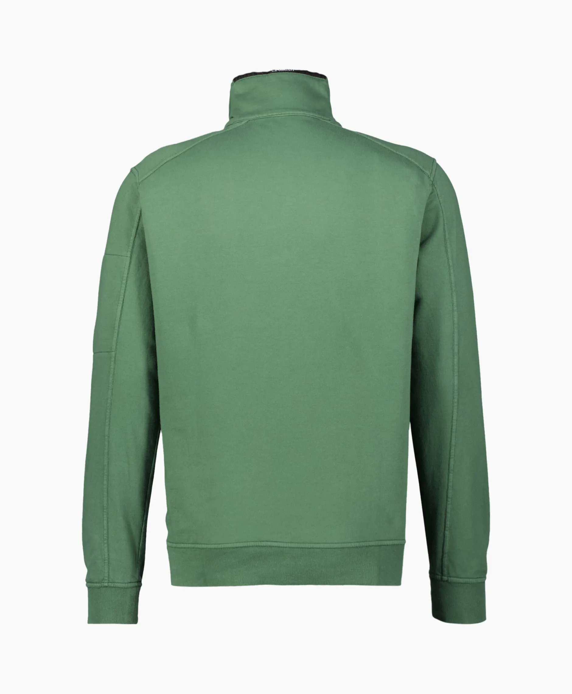 Heren Cp Company Truien*Sweater Light Fleece Zipped Groen