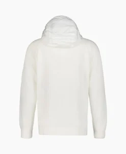 Heren Cp Company Vesten*Vest Cotton Mixed Hooded Knit Wit