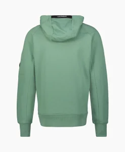 Heren Cp Company Vesten*Vest Diagonal Raised Fleece Zipped Groen