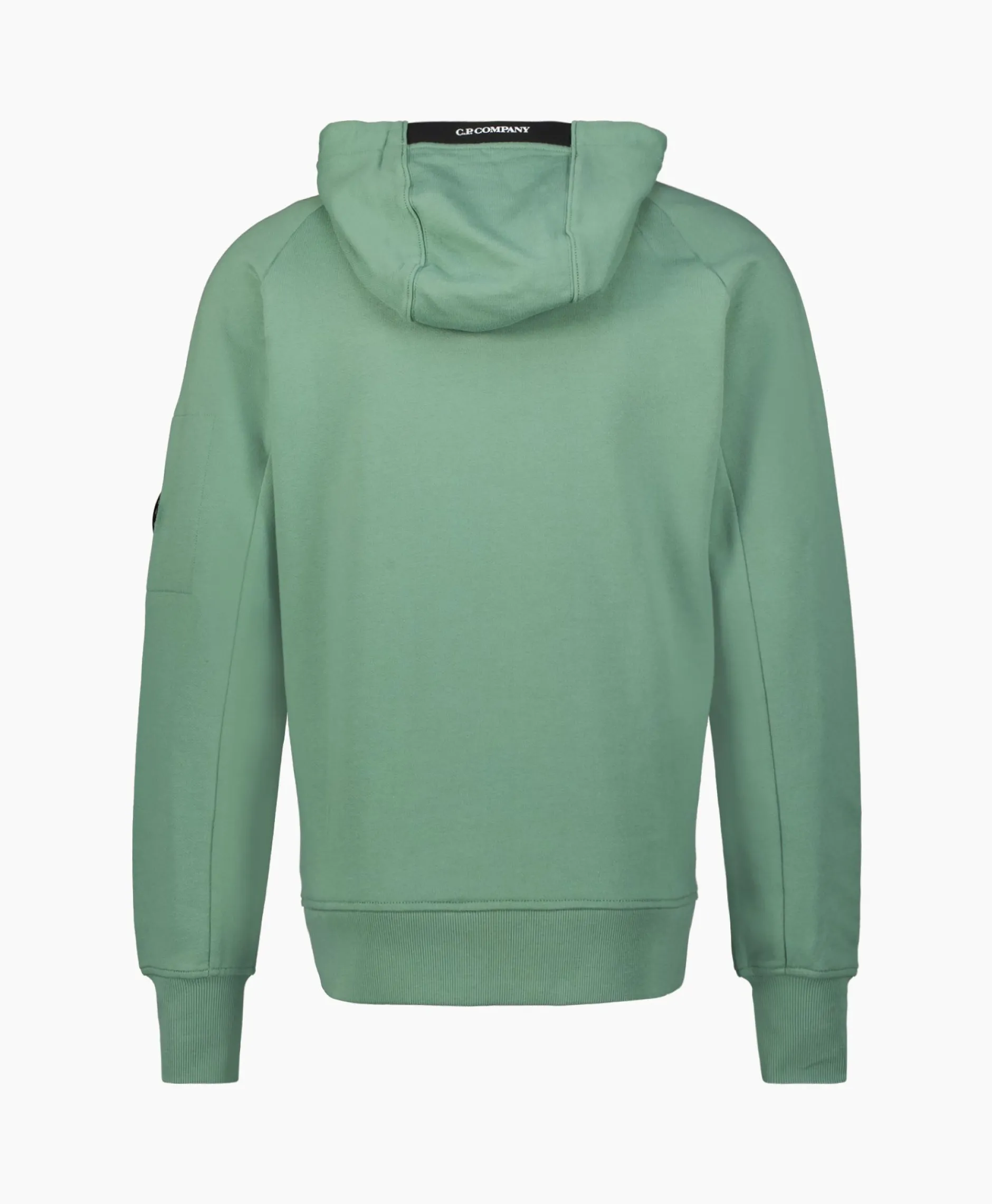 Heren Cp Company Vesten*Vest Diagonal Raised Fleece Zipped Groen