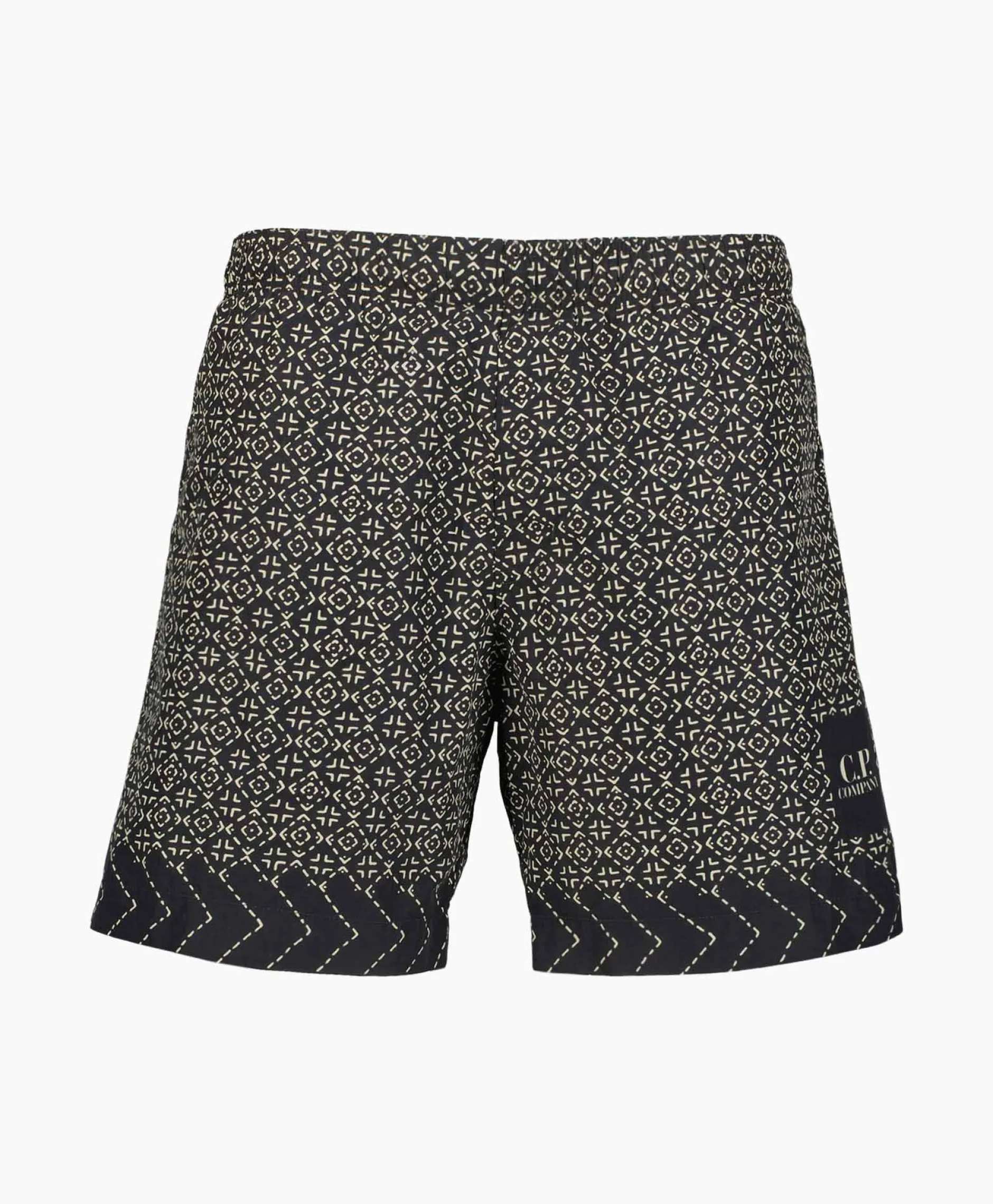 Heren Cp Company Zwembroeken*Zwembroek Flatt Nylon Baja Zwart