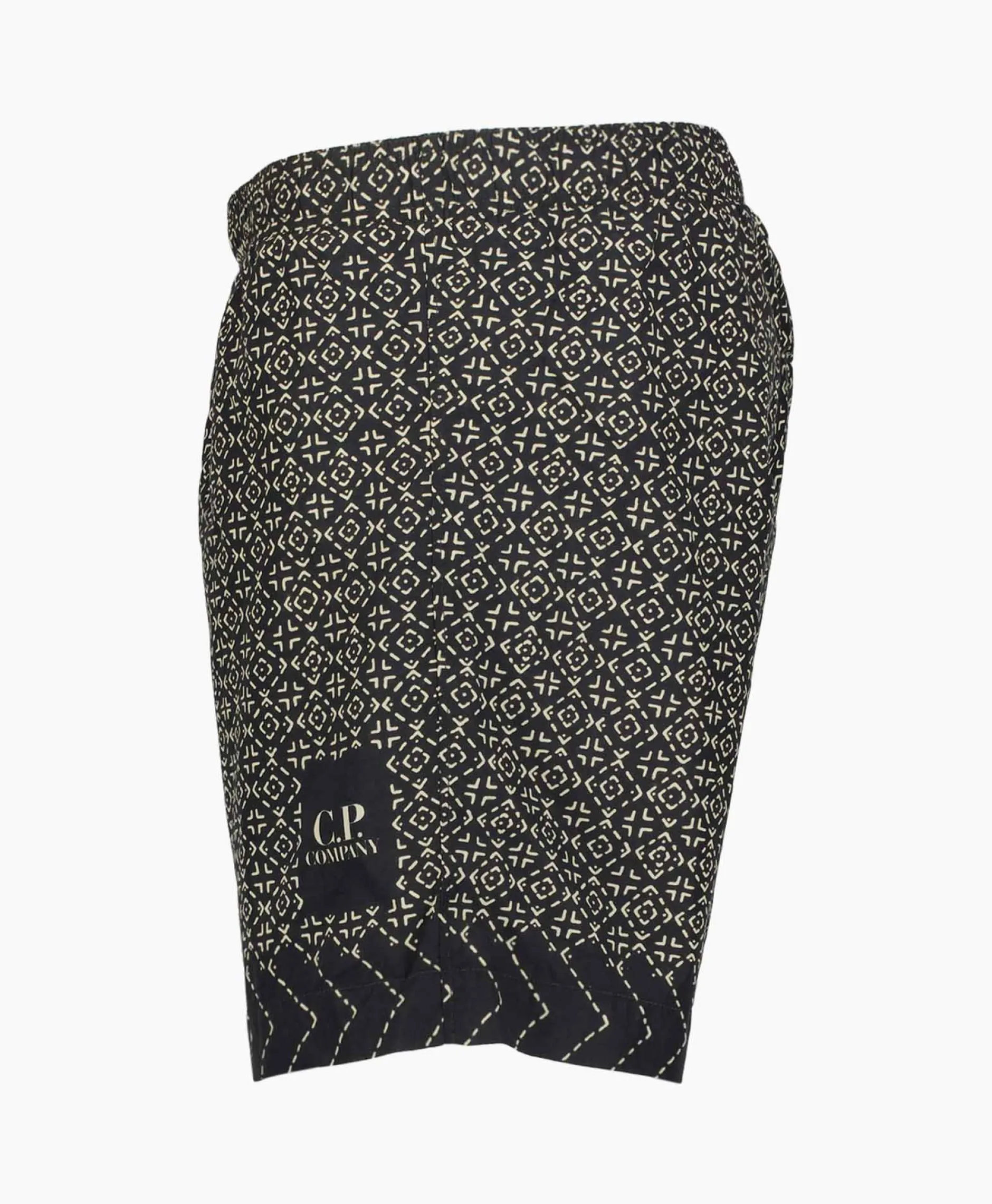 Heren Cp Company Zwembroeken*Zwembroek Flatt Nylon Baja Zwart