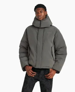 Heren Daily Paper Jassen*Gewatteerde Jas Joel Donkergrijs