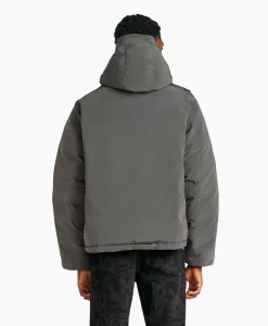 Heren Daily Paper Jassen*Gewatteerde Jas Joel Donkergrijs