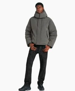 Heren Daily Paper Jassen*Gewatteerde Jas Joel Donkergrijs