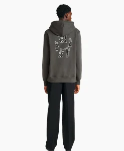 Heren Daily Paper Truien*Hoodie Halim Donker Grijs