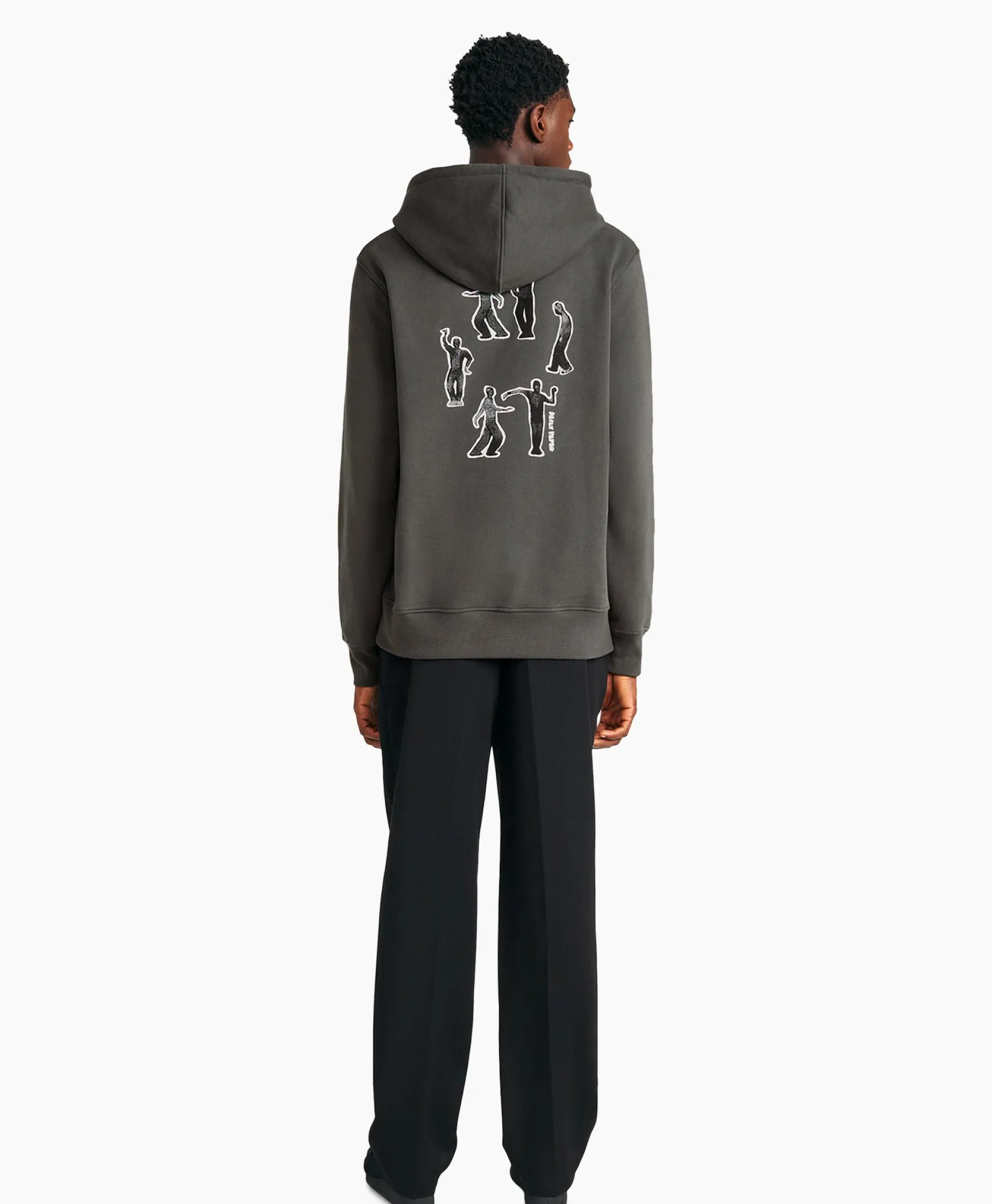 Heren Daily Paper Truien*Hoodie Halim Donker Grijs