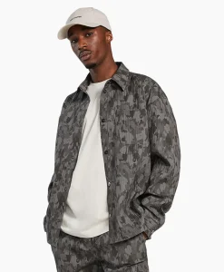 Heren Daily Paper T-Shirts*Longsleeve Adetola Donker Groen