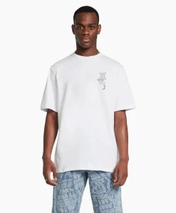 Heren Daily Paper T-Shirts*T-Shirt Korte Mouw Reflection Wit