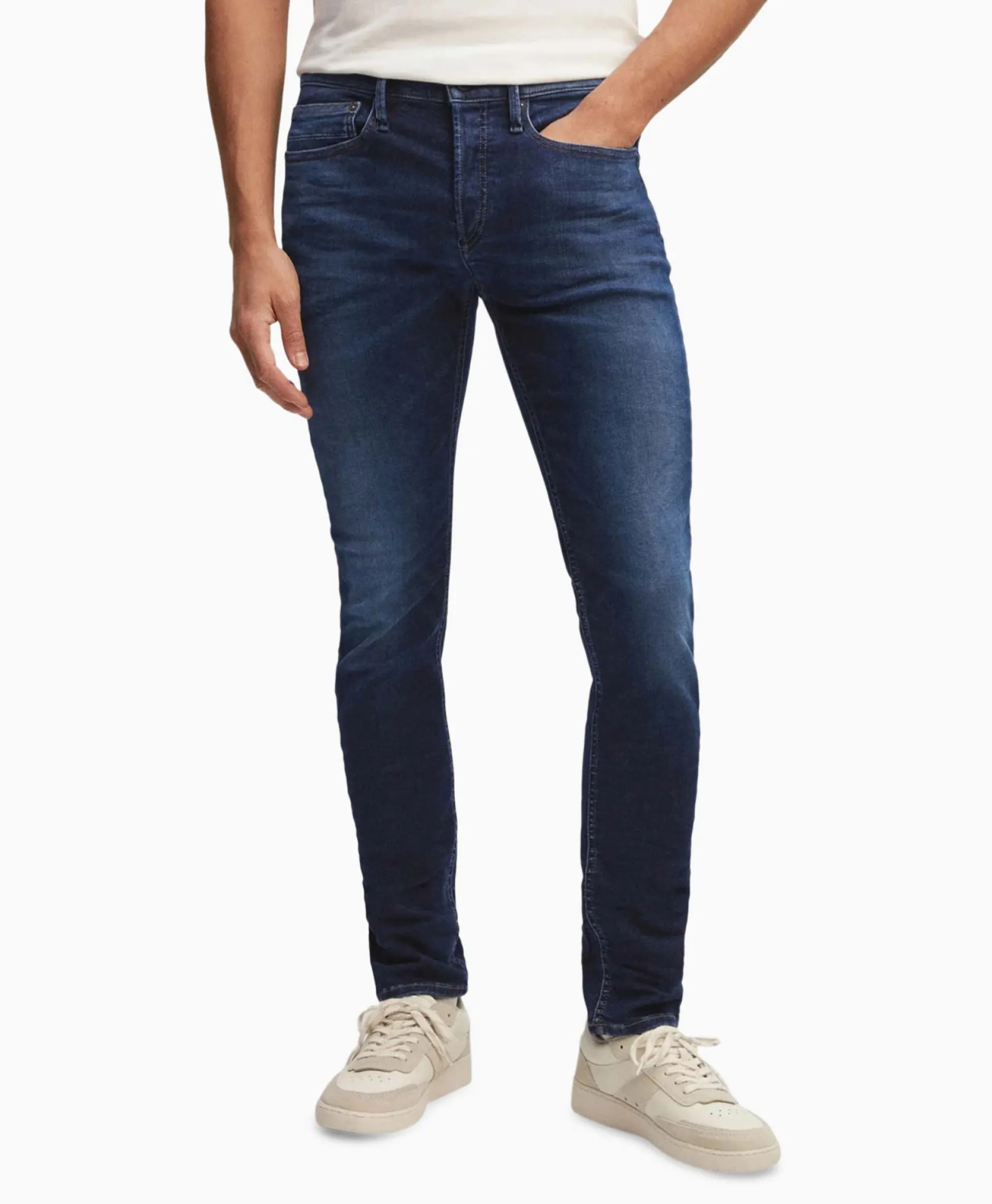 Heren Denham Broeken*Jeans Bolt Fmdw Off White