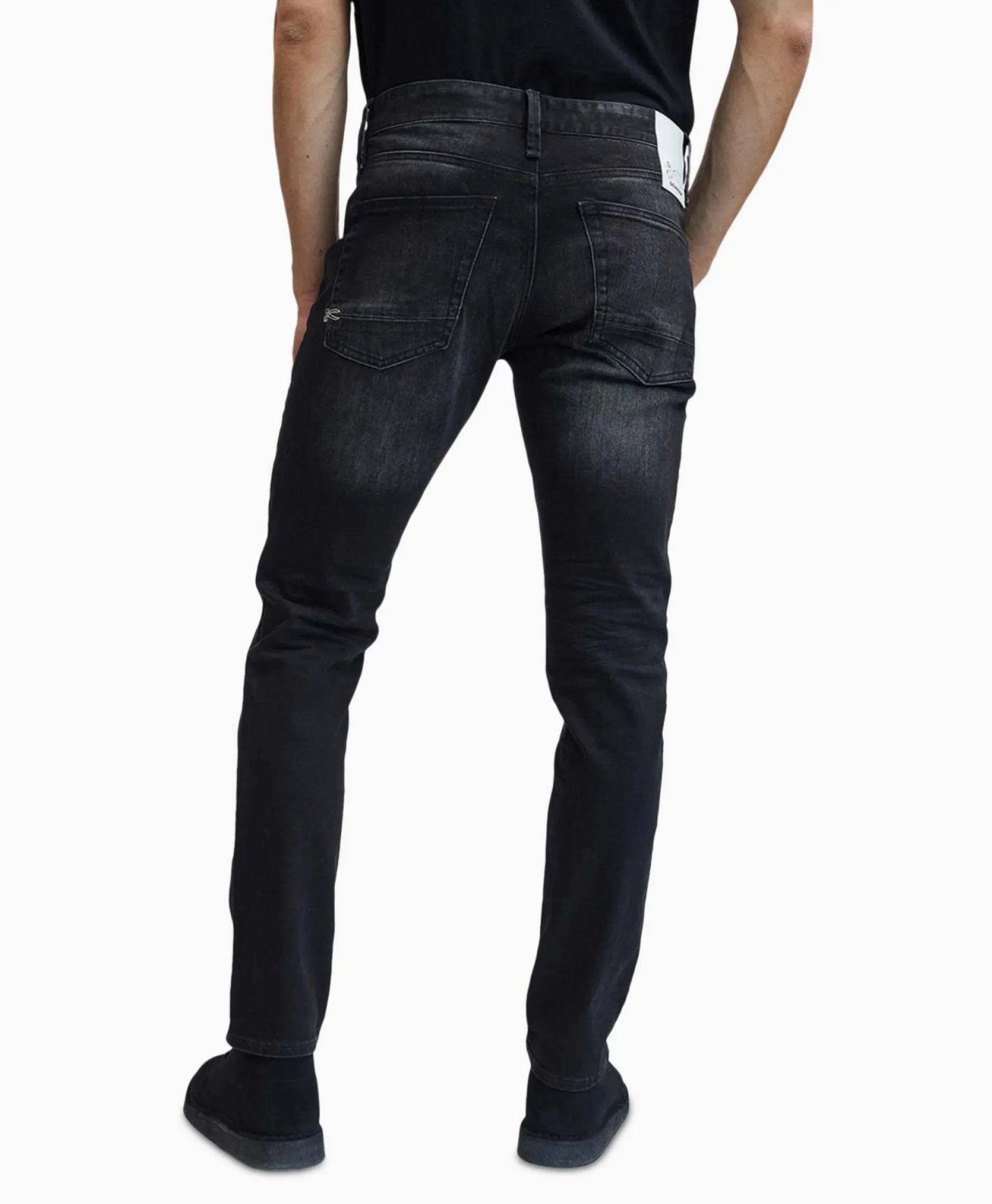 Heren Denham Broeken*Jeans Razor Aceb Zwart