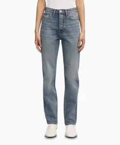Dames Denham Broeken*Jeans Suki Ab Off White