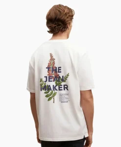 Heren Denham Truien*Pullover Aqua Indigo Relax Tee Hcj Wit