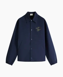 Heren Drole De Monsieur Jassen*Jack La Veste Slogan Esquisse Donker Blauw