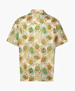Heren Drole De Monsieur Overhemden*Overhemd La Chemise Jeu De Cartes Peach