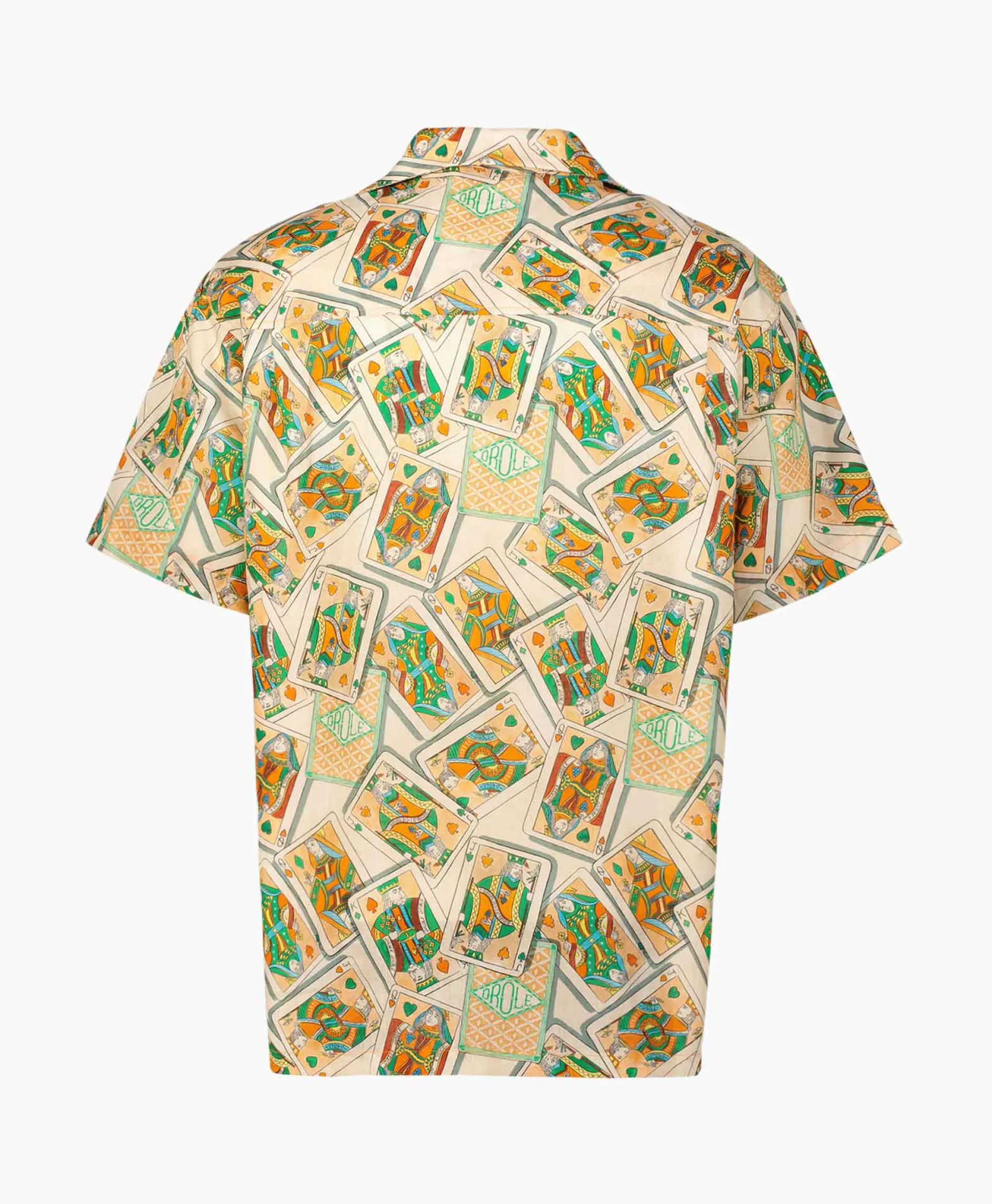 Heren Drole De Monsieur Overhemden*Overhemd La Chemise Jeu De Cartes Peach