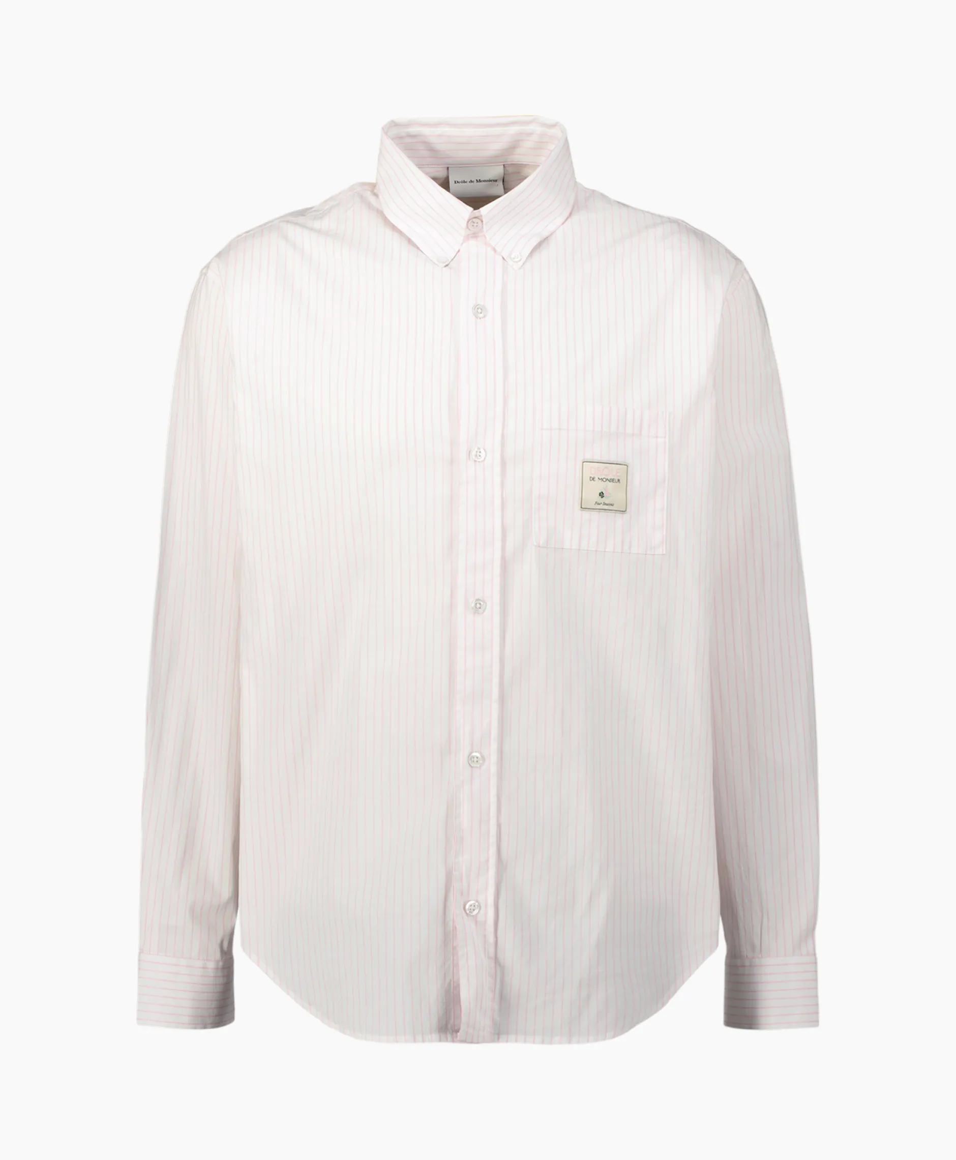 Heren Drole De Monsieur Overhemden*Overhemd La Chemise Rayee Rose