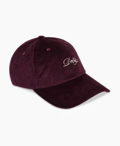 Heren Drole De Monsieur Petten*Pet La Casquette Corduroy Donker Rood