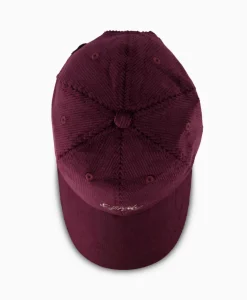 Heren Drole De Monsieur Petten*Pet La Casquette Corduroy Donker Rood