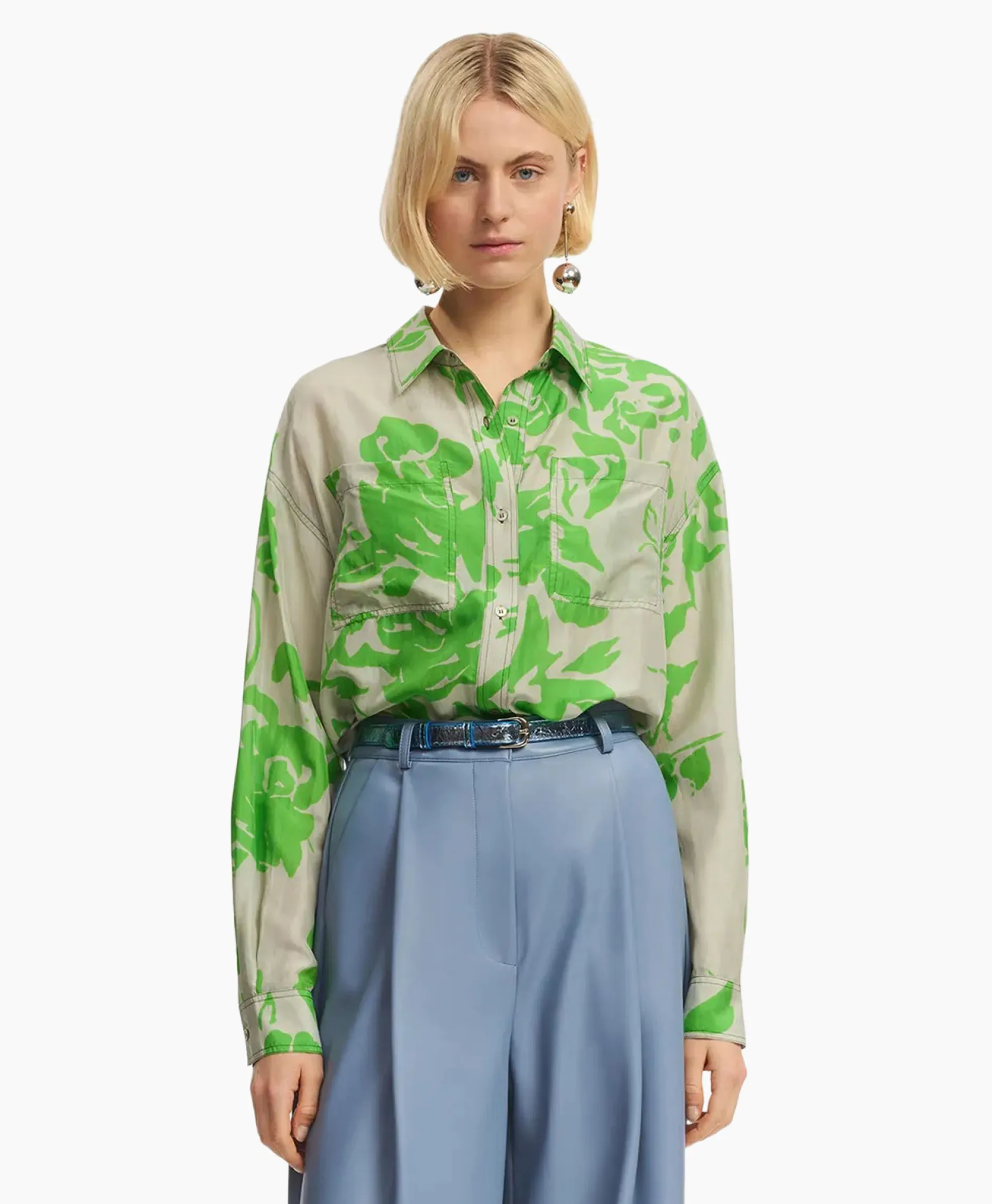 Dames Essentiel Antwerp Blouses*Blouse Forgetmenot Groen