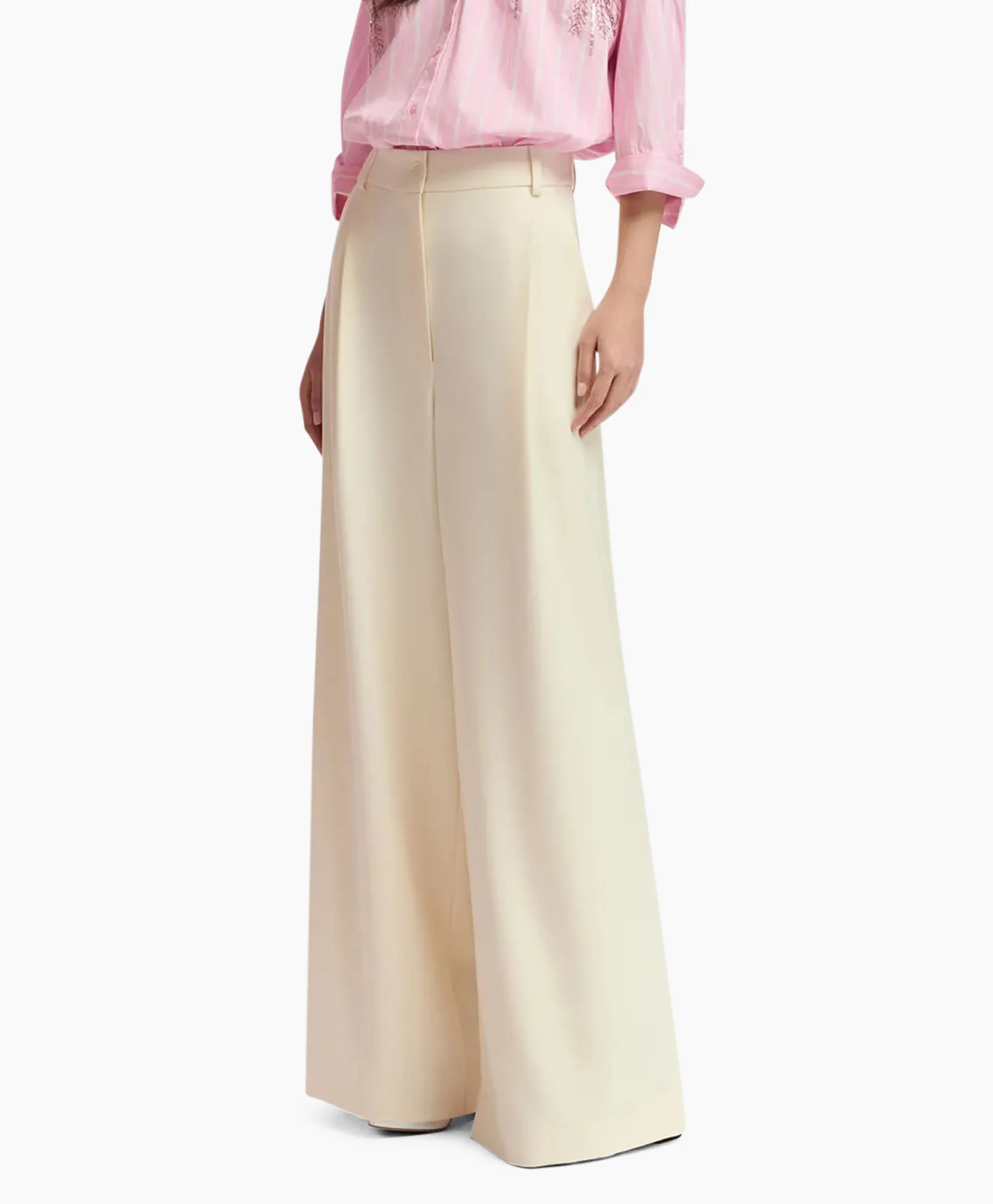 Dames Essentiel Antwerp Broeken*Broek Follow Off White