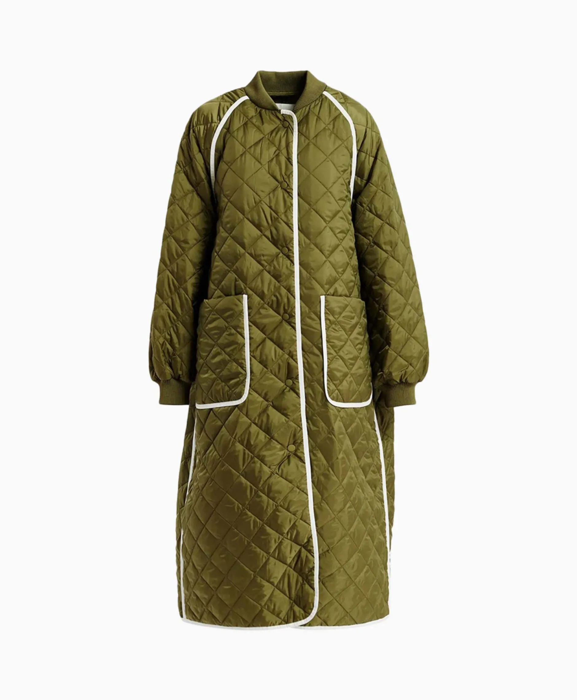 Dames Essentiel Antwerp Jassen*Gewatteerde Jas Fried Olijf