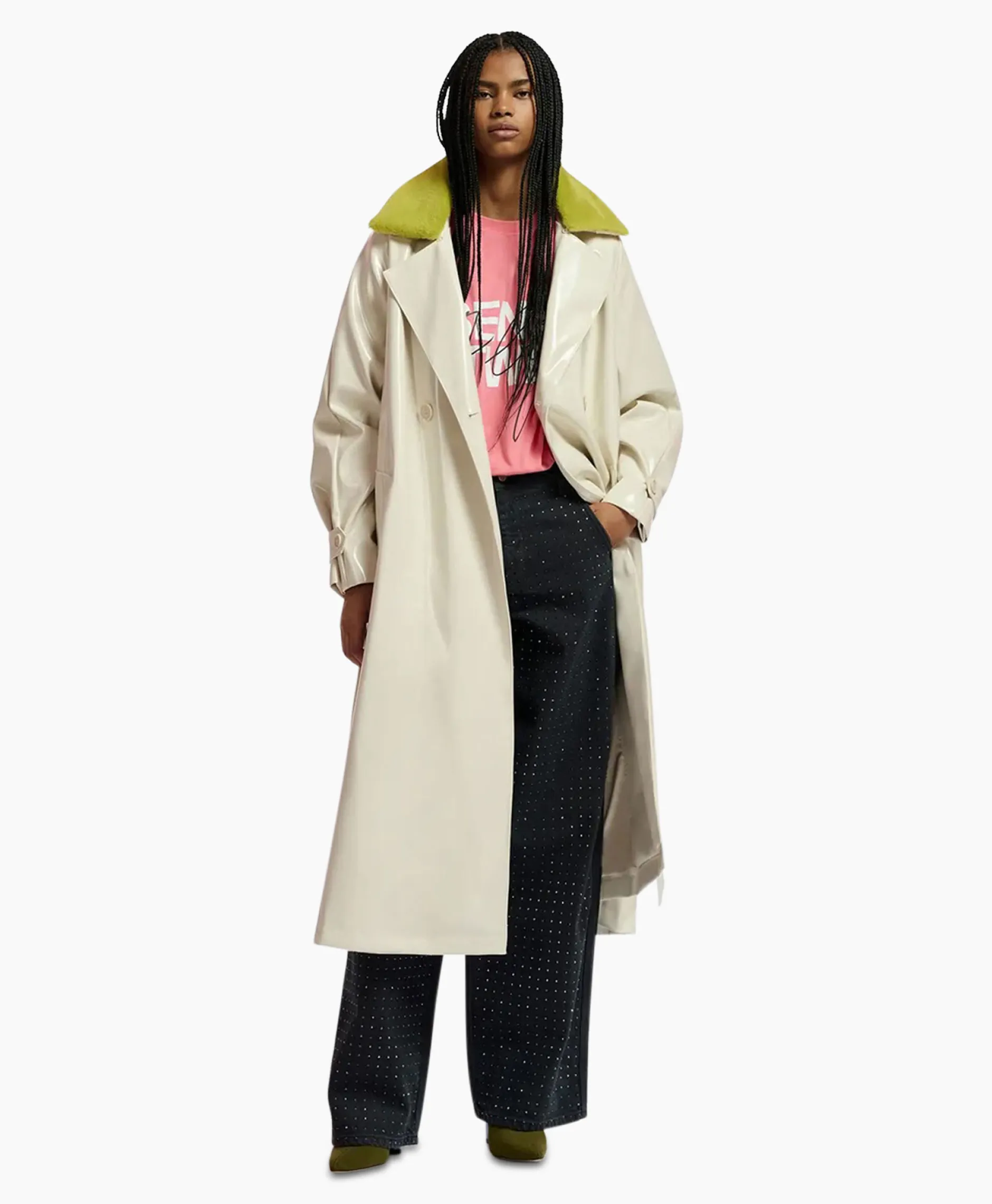 Dames Essentiel Antwerp Jassen*Mantel Feeling Off White